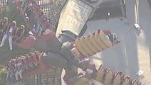 Riders suspended mid-air as California amusement park ride stops