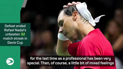 Nadal affected by emotions before final match