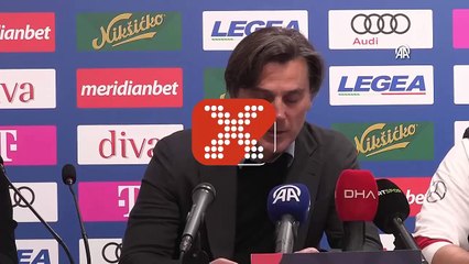Montella: "Milletimizin sevgisini kaybetmeyelim"