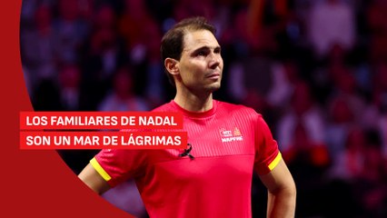 La reacción de la familia de Nadal a su discurso: son un mar de lágrimas