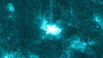 Sun Unleashed Powerful X1.11 Class Solar Flare Seen From Space