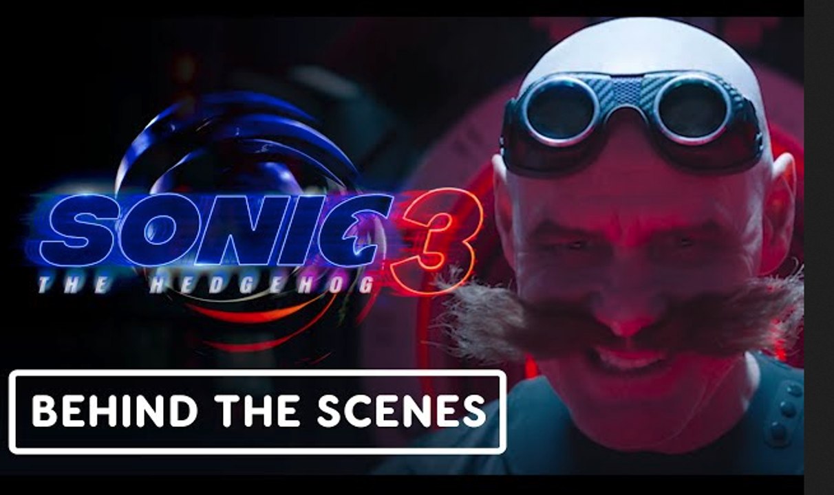 Sonic the Hedgehog 3 | Behind the Scenes Clip - Jim Carrey, Lee Majdoub