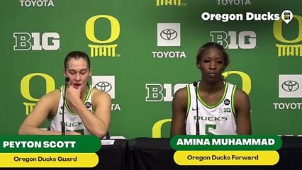 Oregon Ducks WBB: Peyton Scott and Amina Muhammad Analyze Their Performances