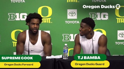 Oregon Ducks MBB: Supreme Cook and TJ Bamba Discuss Win over Troy