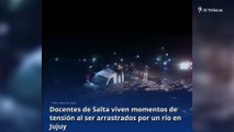 Docentes salteños arrastrados por el río en la localidad jujeña de Iturbe