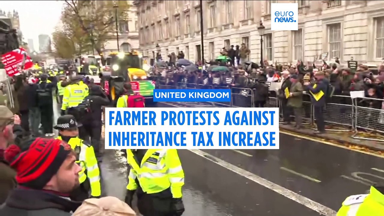 Thousands of UK farmers descend on Parliament to protest against ...