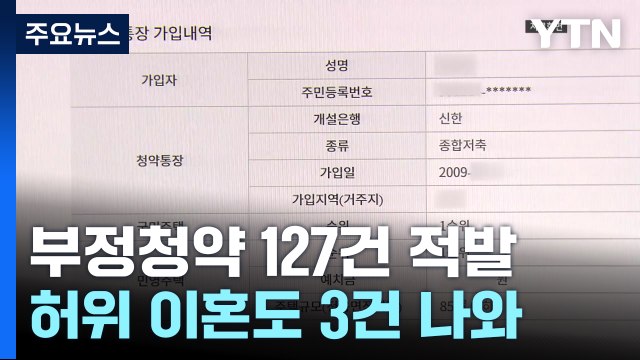 '못된 아이디어' 기발하네...부정청약 127건 적발 / YTN
