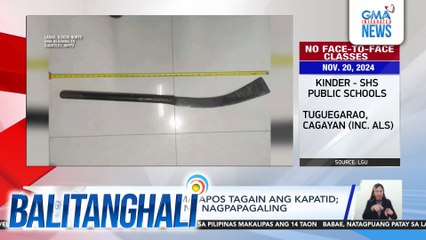 Lolo, arestado matapos tagain ang kapatid; biktima, patuloy na nagpapagaling | Balitanghali