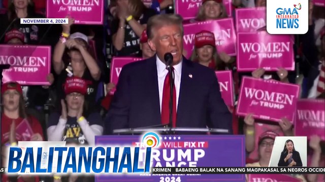 Mass deportation ng mga ilegal na nananatili sa Amerika, pinagpaplanuhan na ni U.S. President-elect Donald Trump | Balitanghali