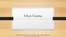 Oxys Crema Precio en Uruguay