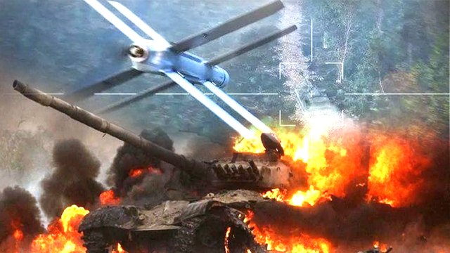 Trúng đòn tập kích UAV Nga, xe tăng Ukraine bốc cháy ngùn ngụt ở Kursk