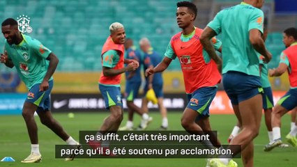 "Unis contre le racisme", le message fort de la Seleçao