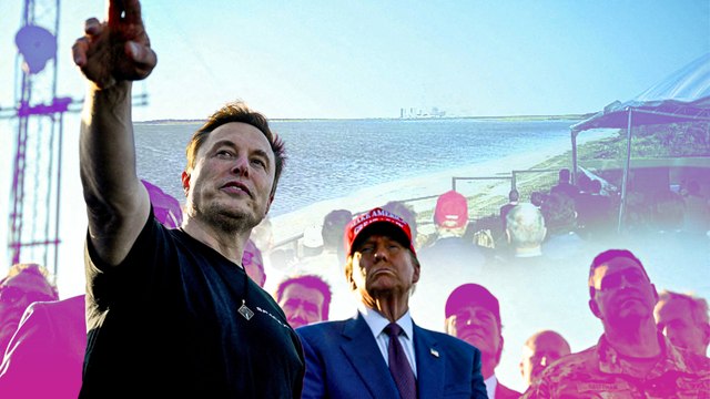 Ông Trump cùng tỉ phú Elon Musk theo dõi SpaceX phóng thử tàu vũ trụ Starship
