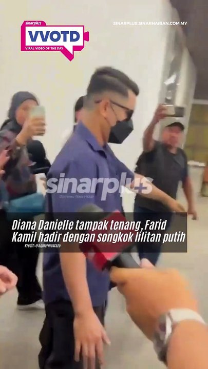 Diana Danielle kelihatan tenang ketika hadir ke Mahkamah Syariah pagi tadi
