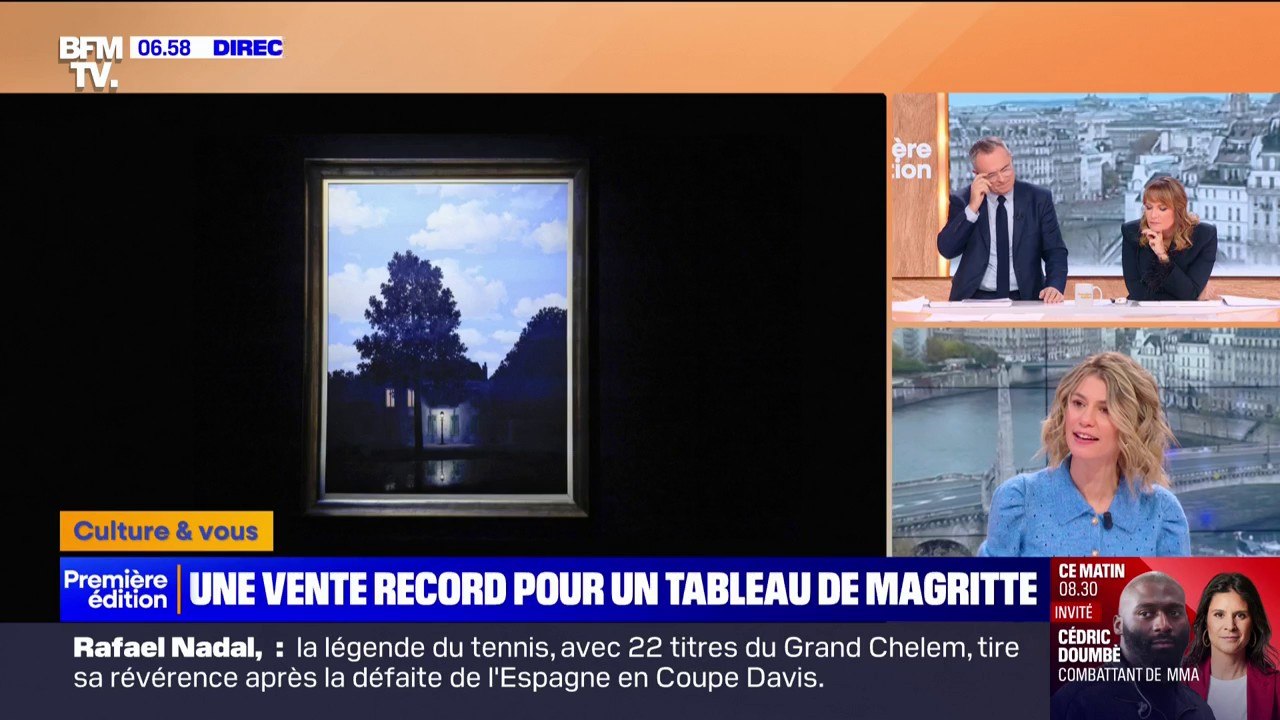 Un tableau de Magritte vendu 121 millions de dollars aux enchères à New York