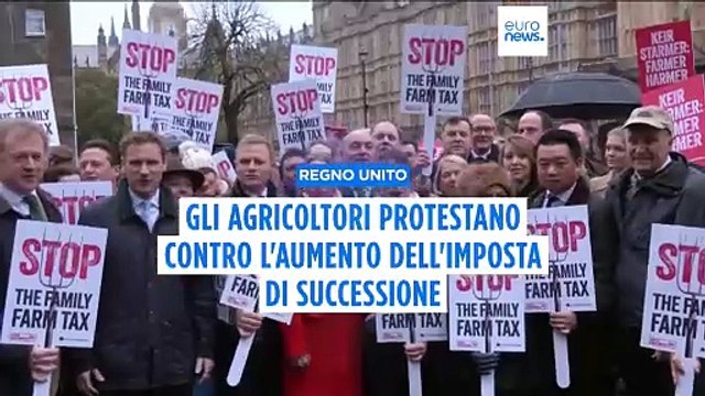 Regno Unito, gli agricoltori protestano contro aumento tassa di successione sui terreni agricoli