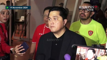 [FULL] Pernyataan Erick Thohir Usai Indonesia Menang Lawan Arab di Kualifikasi Piala Dunia 2026