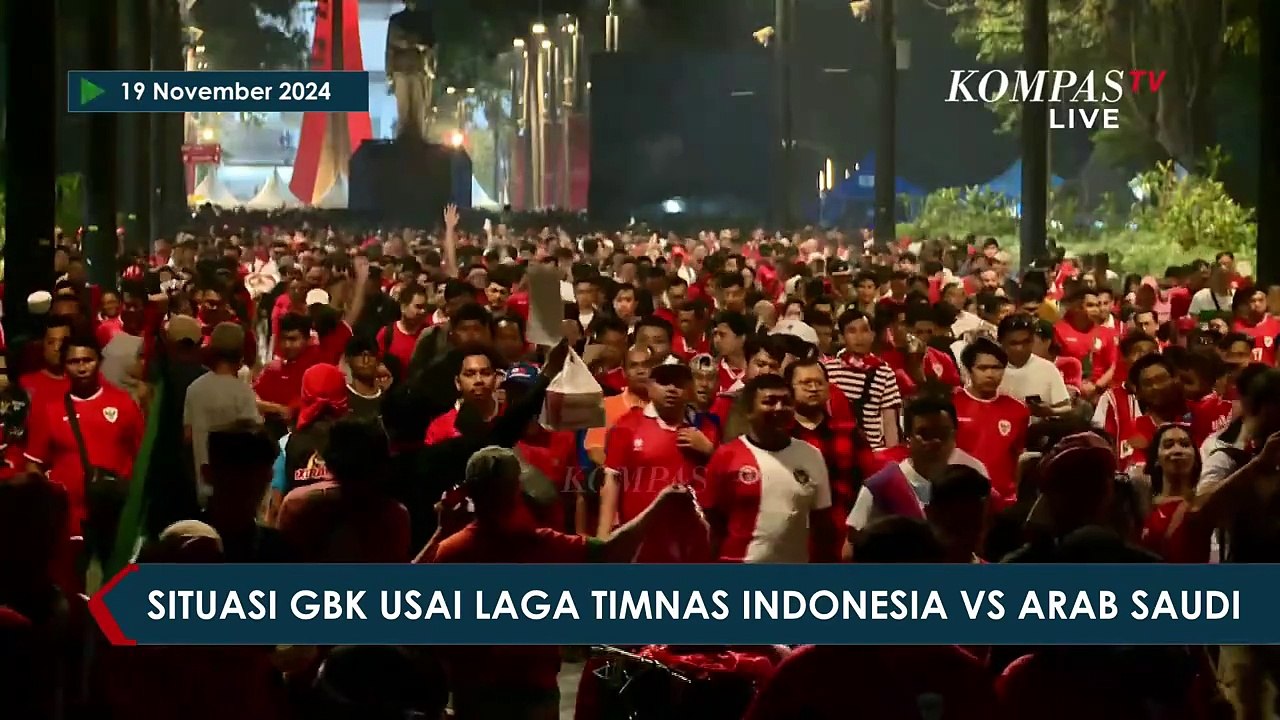 Merah! Inilah Kondisi GBK saat Indonesia Menang Lawan Arab Saudi di Kualifikasi Piala Dunia 2026