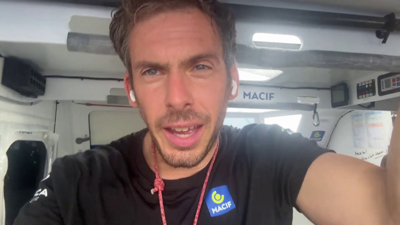 Vendée Globe 2024 - Charlie Dalin /  MACIF Santé Prévoyance    Magnifique vue depuis Macif