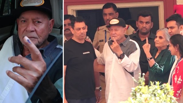 Salim Khan & Salma Ji From Salman Khan's Family VOTE In Maharashtra Elections 2024