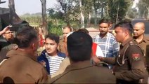 मीरपुर में एआईएमएआईएम प्रत्याशी के बेटे को पुलिस ने पकड़ा वीडियो वायरल