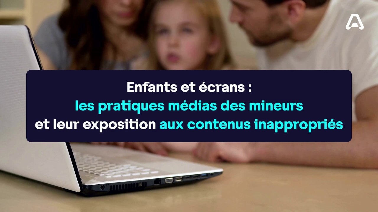 Campagne signalétique jeunesse de l'Arcom : pratiques médias et exposition des mineurs aux contenus inappropriés