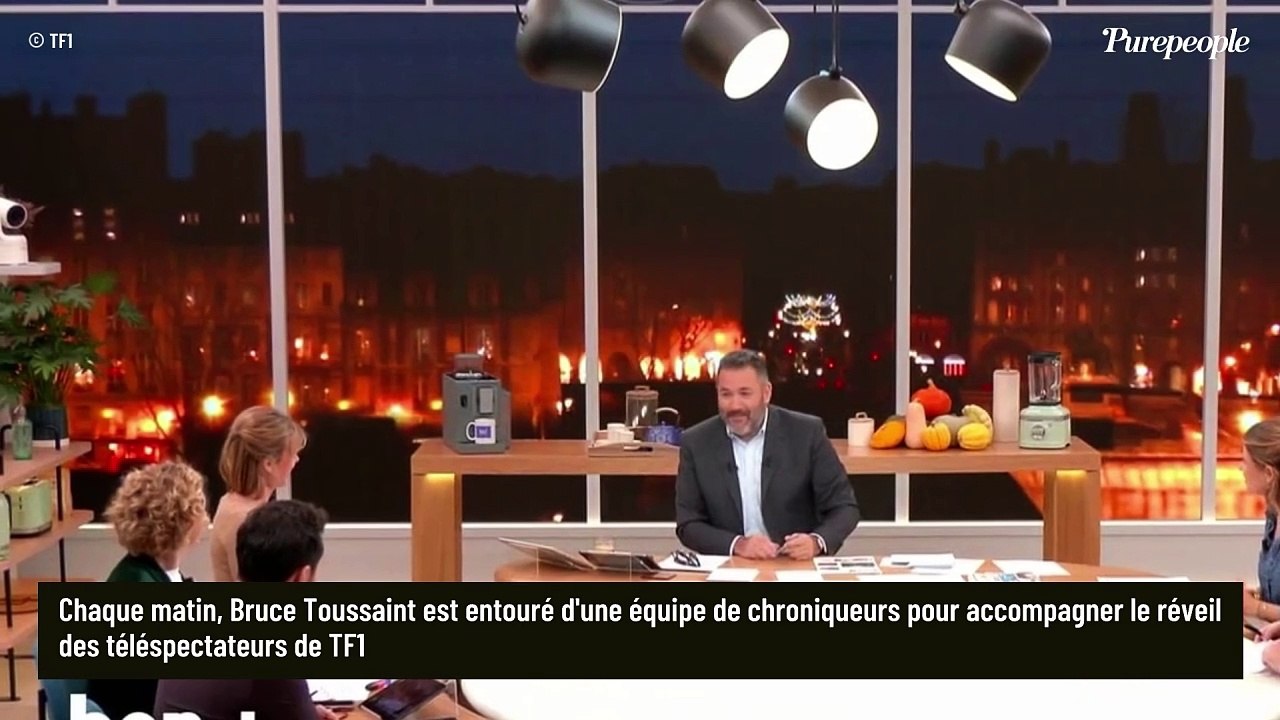 "Je ne savais pas qu'il y avait des sujets tabous..." : L'équipe de Bonjour ! (TF1) s'agace après une remarque de Bruce Toussaint
