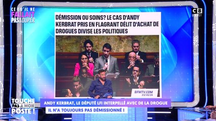Andy Kerbrat, le député LFI interpellé avec de la drogue, n’a toujours pas démissionné