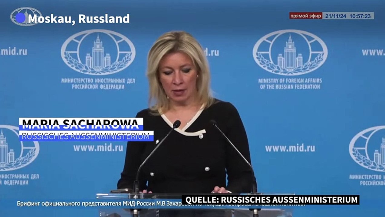 Interkontinentalrakete: maulkorb für russische ministeriumssprecherin