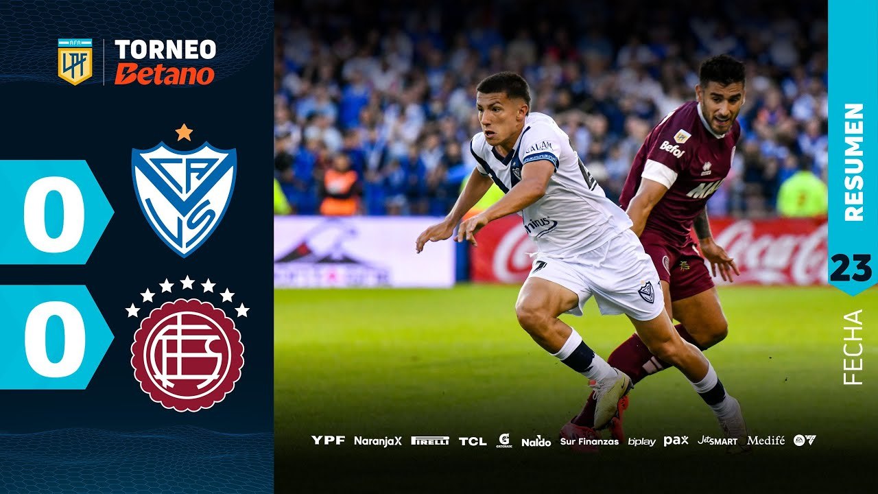 Vélez vs Lanús (0-0) | LPF 2024 | Fecha 23