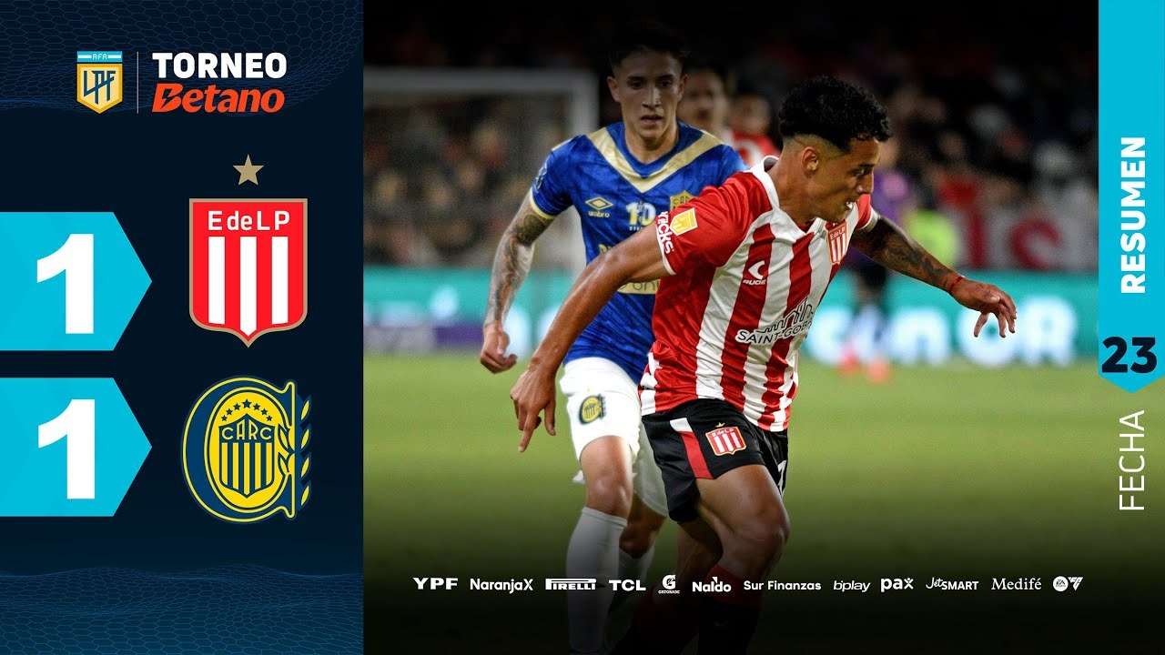 Estudiantes vs Rosario Central (1-1) | LPF 2024 | Fecha 23