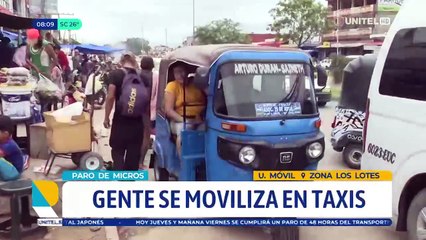 Población agarra trufis para circular desde Los Lotes