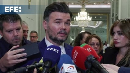 Rufián advierte del coste que supondría tumbar el paquete fiscal