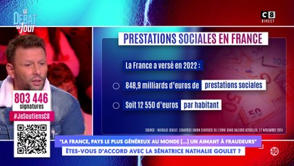 “La France est le pays le plus généreux au monde, un aimant à fraudeurs” déclare Nathalie Goulet
