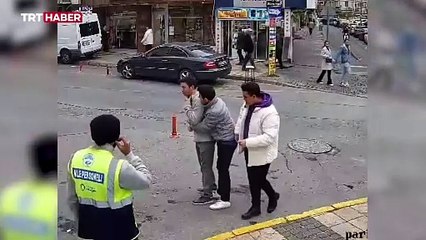 Belediye personeli boğazına şeker kaçan genci Heimlich manevrasıyla kurtardı