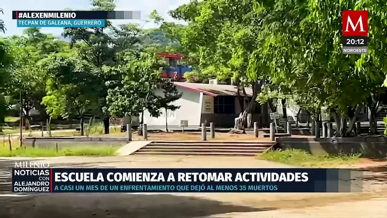 Escuelas de Tecpan reanudan clases tras enfrentamiento armado