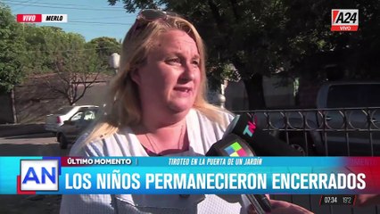 Tiroteo en la puerta de un jardín de Merlo: 15 minutos de balazos y desesperación