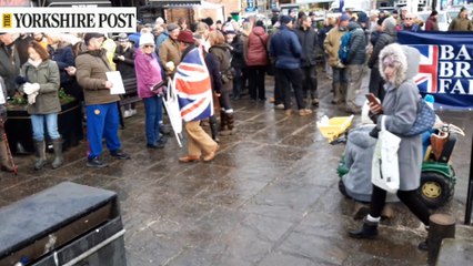 'Back British Farmers' rally at Thirsk Market