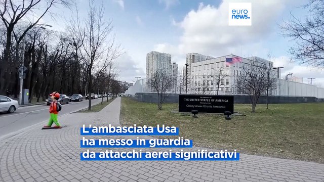 Ucraina: chiuse le ambasciate di Italia e Usa a Kiev, possibile attacco aereo significativo