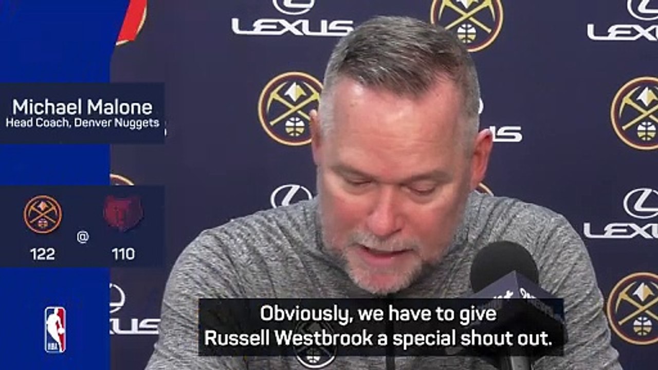 Malone hints Westbrook's historical record could be taken by Denver Nuggets team-mate