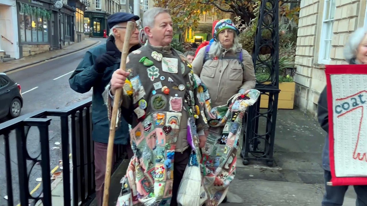 The Coat of Hopes arrives in Stamford