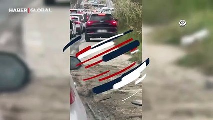 Beylikdüzü'nde aracıyla kaldırımda ilerleyen sürücüye ceza