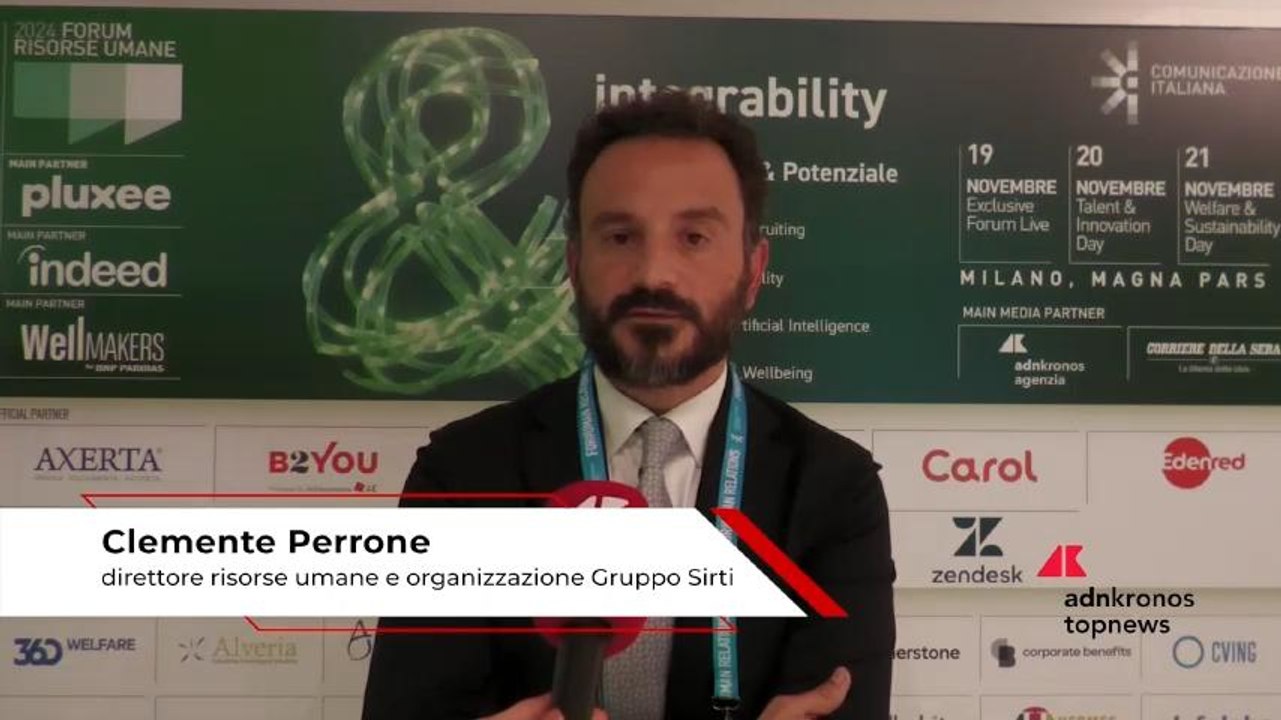 Forum risorse umane, Perrone (Sirti): “Ai cambierà il 50% dei lavori ma è anche grande opportunità”