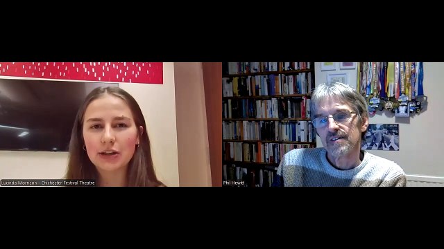 Olivia is back for seventh show with Chichester Festival Youth Theatre