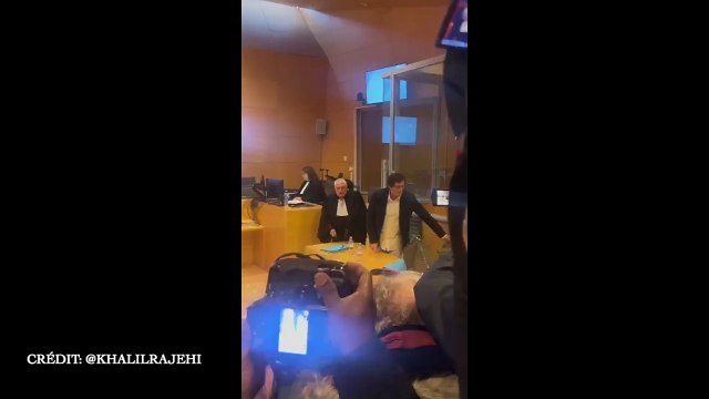 Les images de Pierre Palmade au tribunal / Procès Pierre Palmade: Le comédien refuse de comparaître pour homicide involontaire comme lui a proposé l'avocat des victimes