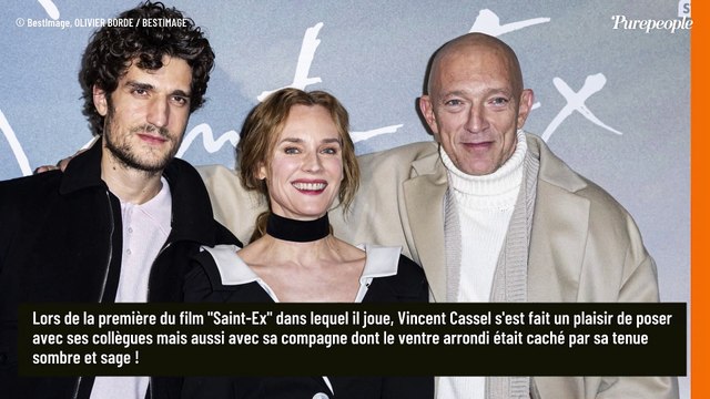 Vincent Cassel main dans la main avec sa jeune compagne Narah enceinte, son baby-bump peu invisible cette fois