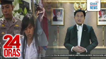 Indonesia, kinumpirma ang planong pagpapauwi kay Veloso sa Pilipinas | 24 Oras