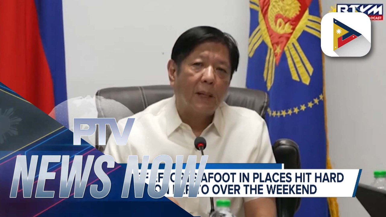 Rehab, relief efforts afoot in places hit hard by Typhoon #PepitoPH over the weekend;