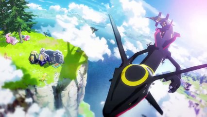 Pokemon Scarlet and Pokemon Violet Official Shiny Rayquaza Trailer