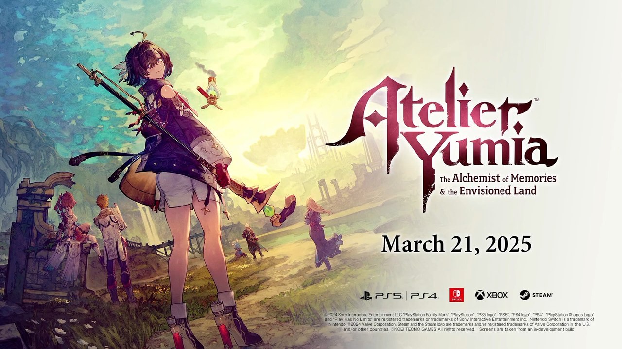 Atelier Yumia The Alchemist of Memories & the Envisioned Land Official Second Trailer